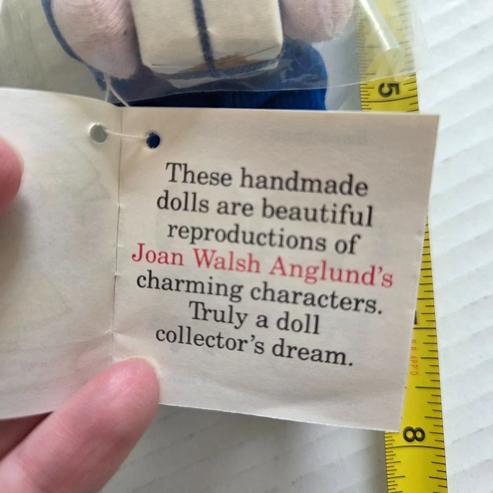 VTG 1981 Joan Walsh Anglund Pocket Dolls Birthday Boy 7" Corduroy Clothing - Picture 13 of 15